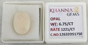 6.75/CT Natural FIRE OPAL with Govt. Lab Certificate-12632D51750